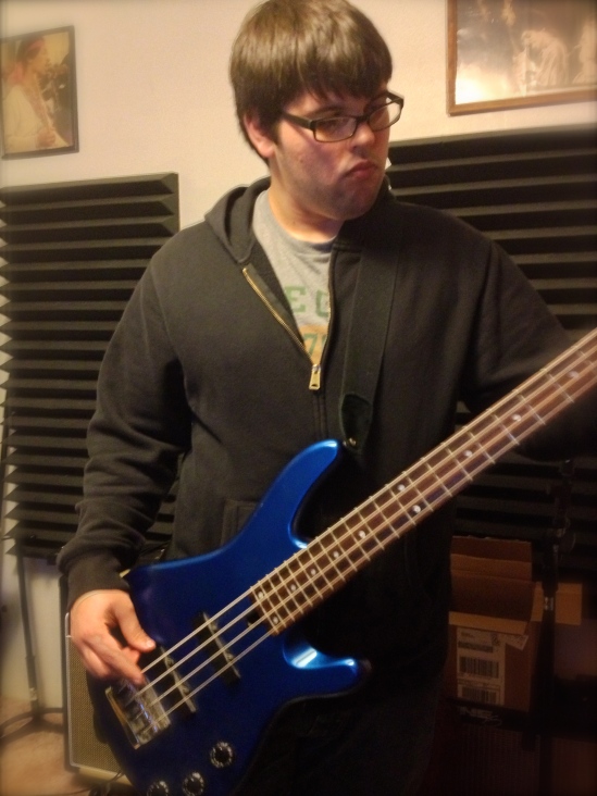 Late night sessions with my favorite Bass Player